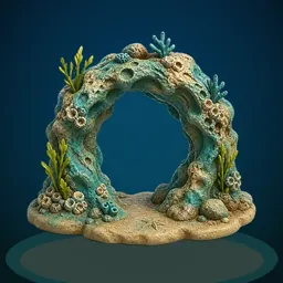 A reef arch relic